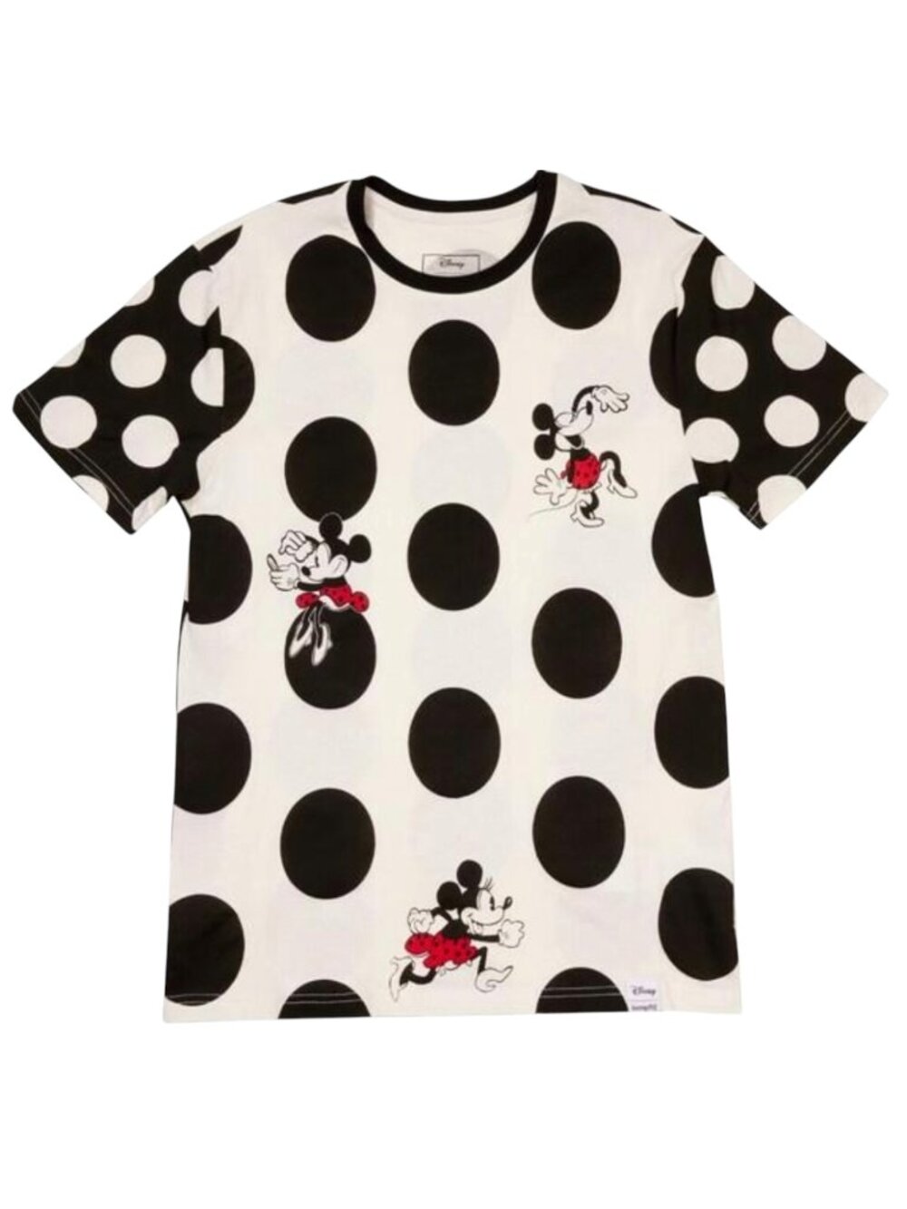 👕 Loungefly Disney Minnie Rocks the Dots Unisex T-Shirt Medium 2X 3X NWT